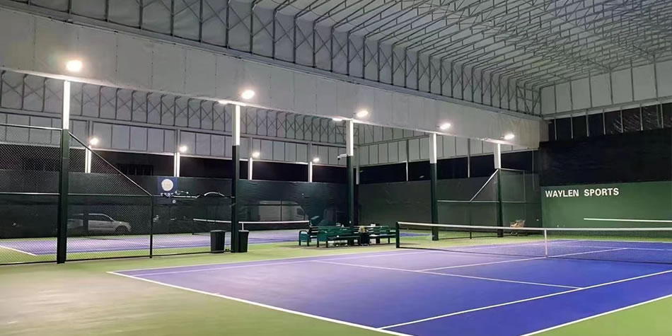 Outdoor Sport Steel Pole Stretch Slide Tennis Basketball Golf Football Field Tent for Sale