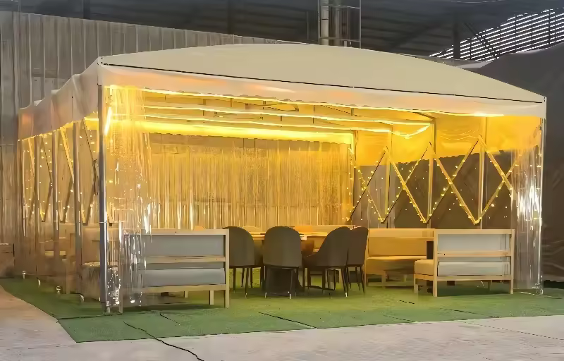 Expand Your Space of restaurant, Rain or Shine Resisted Expand Your Space of restaurant, Rain or Shine Resisted